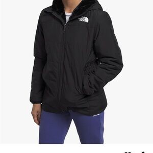 The North Face Girls Mossbud Black Parka